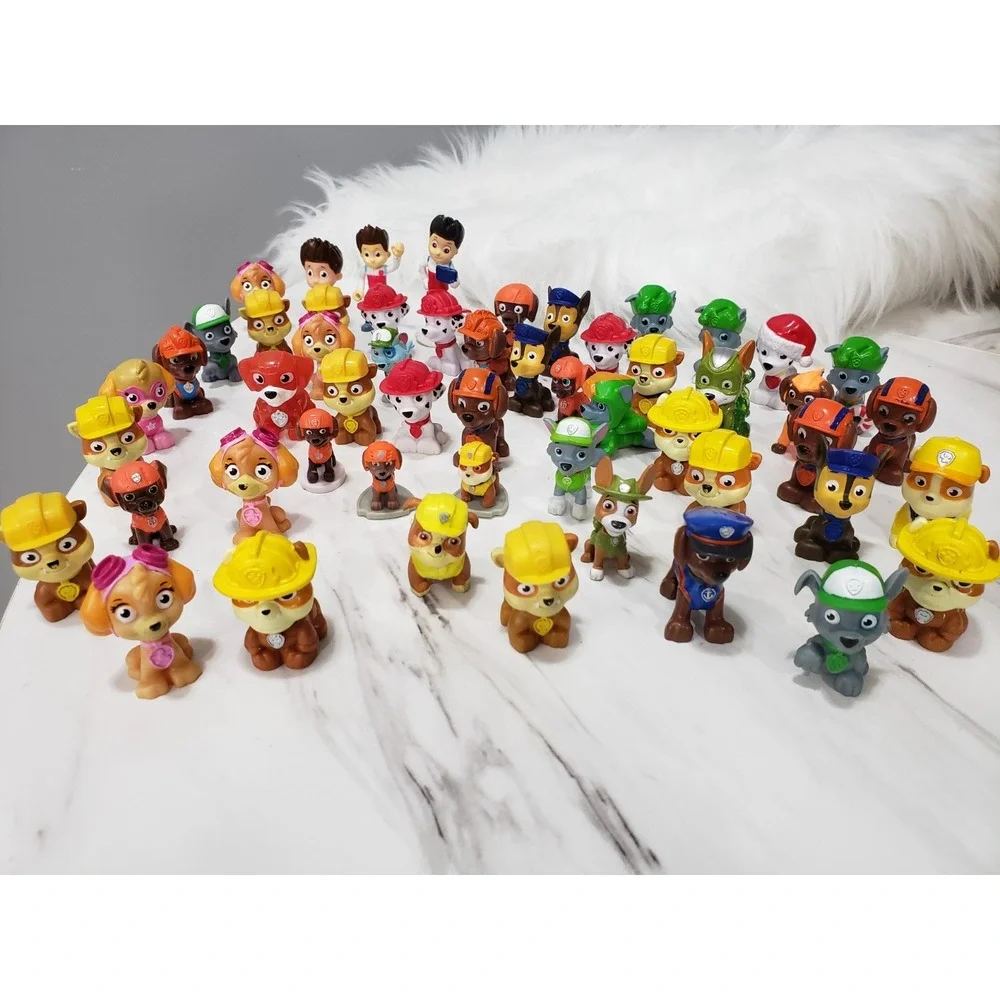 Lot 50 Paw Patrol Nickelodeon Nick Jr Figure Dog Toy Mixed Rider Chase Marshall